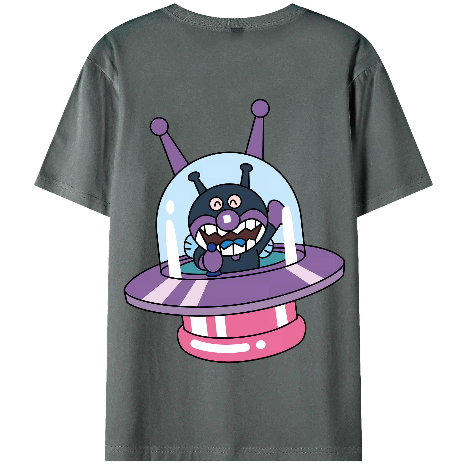 （画像用） アンパンマン Anpanman 綿100％半袖Tシャツ（背面プリント）